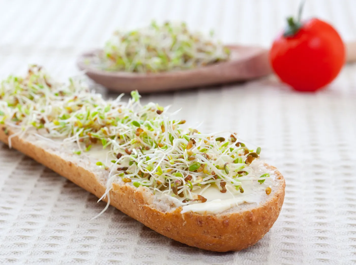 W zastępstwie świeżych warzyw - kiełki!