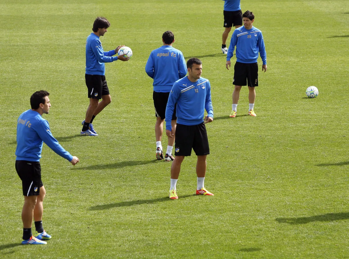 Apoel trenuje przed meczem z Realem