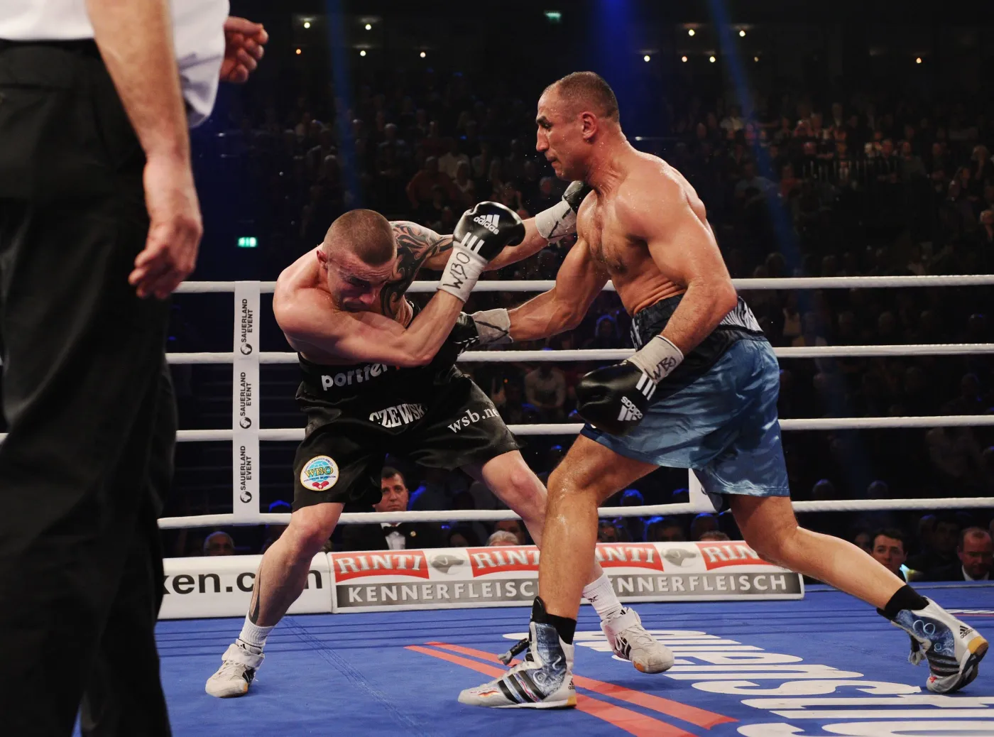 Zobacz, jak Wilczewski przegrał z Abrahamem