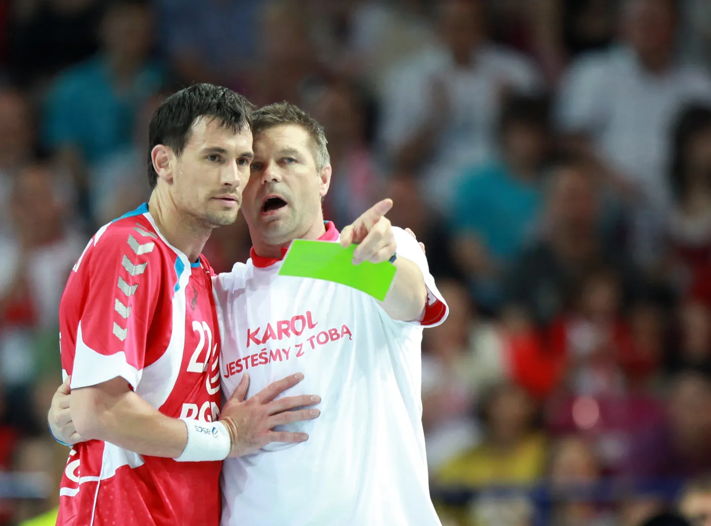 Marcin Lijewski i Bogdan Wenta