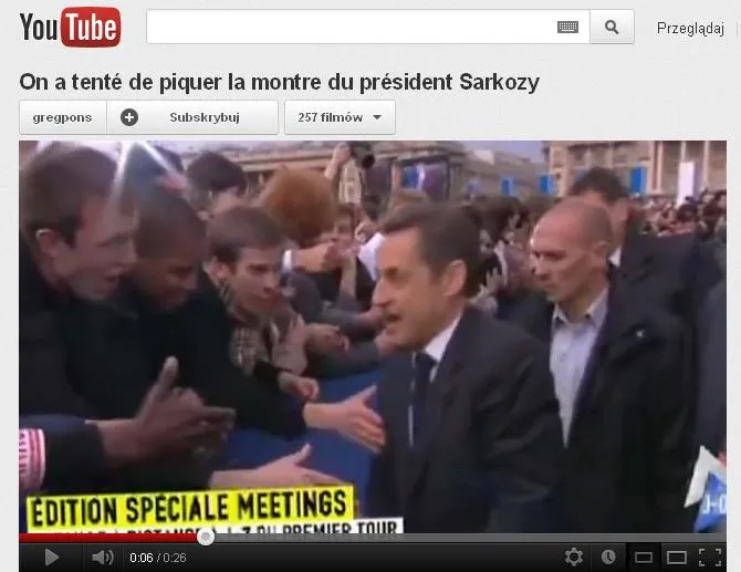 Francois Sarkozy, prezydent Francji