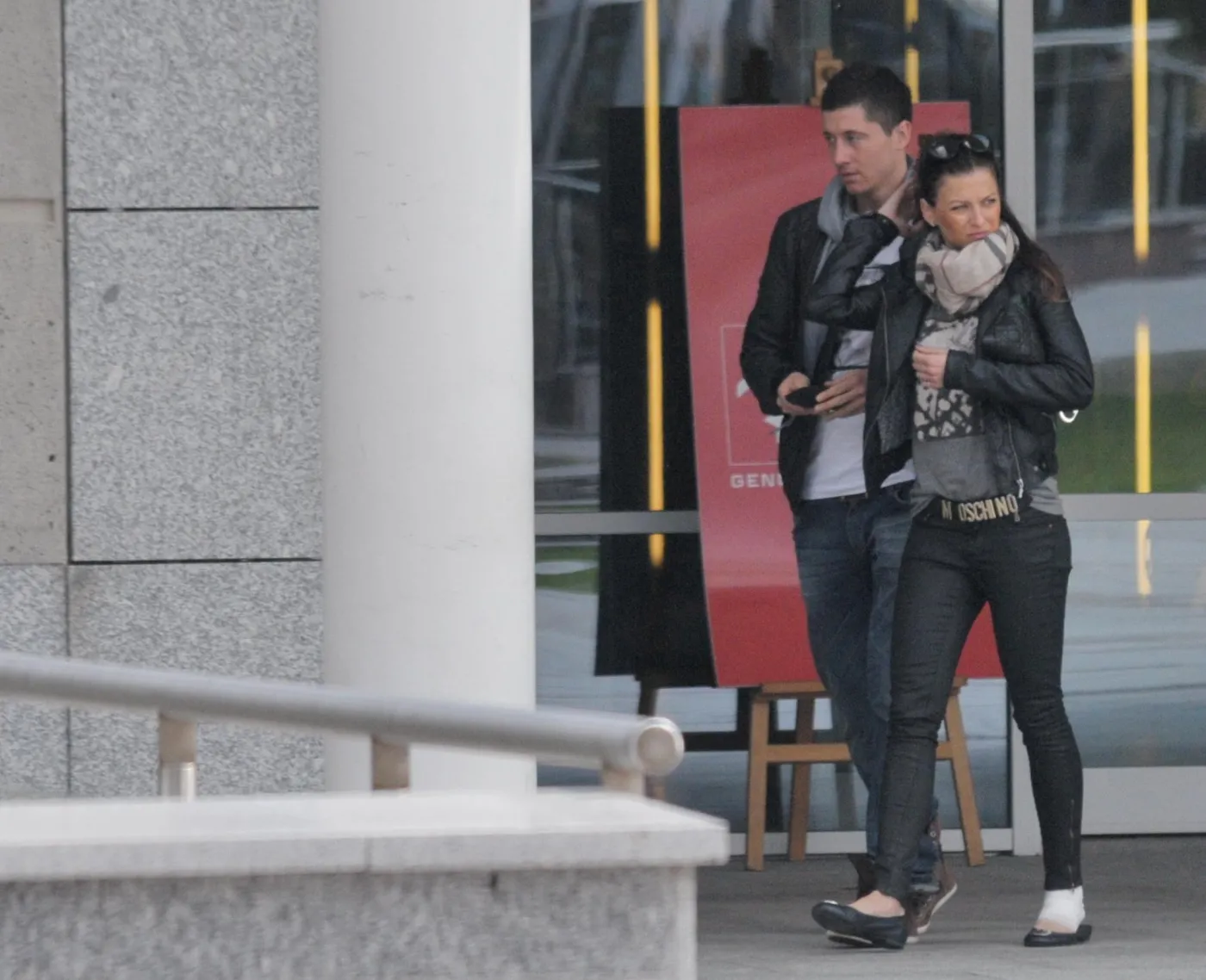 Robert Lewandowski i Anna Stachurska