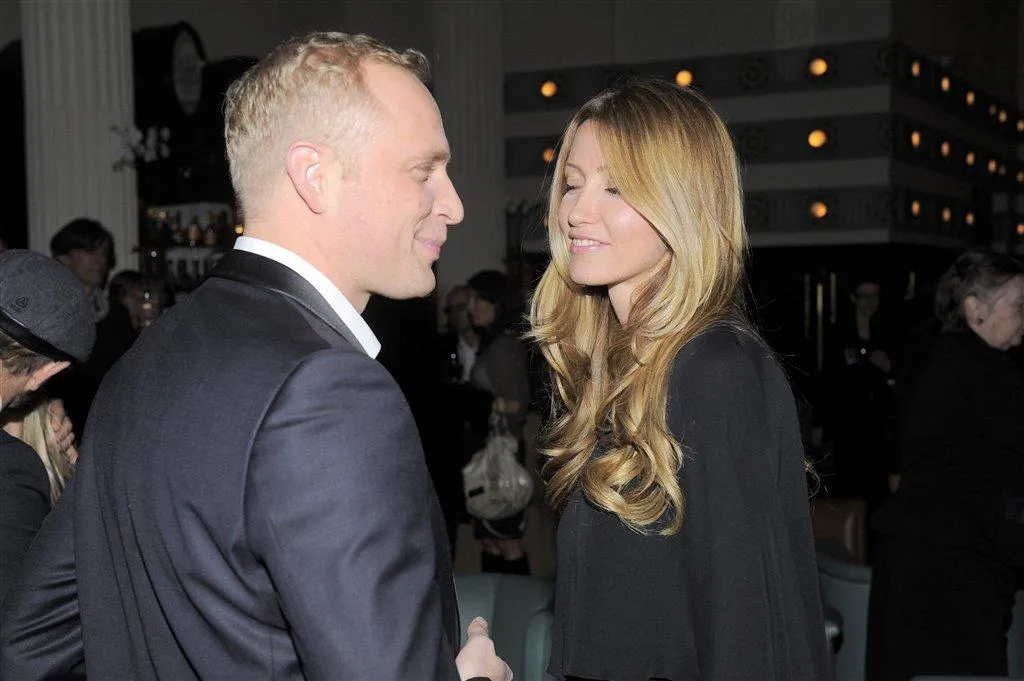 Piotr Adamczyk z żoną Kate Rozz