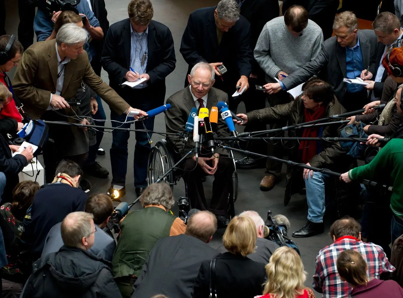 Wolfgang Schaeuble w Bundestagu