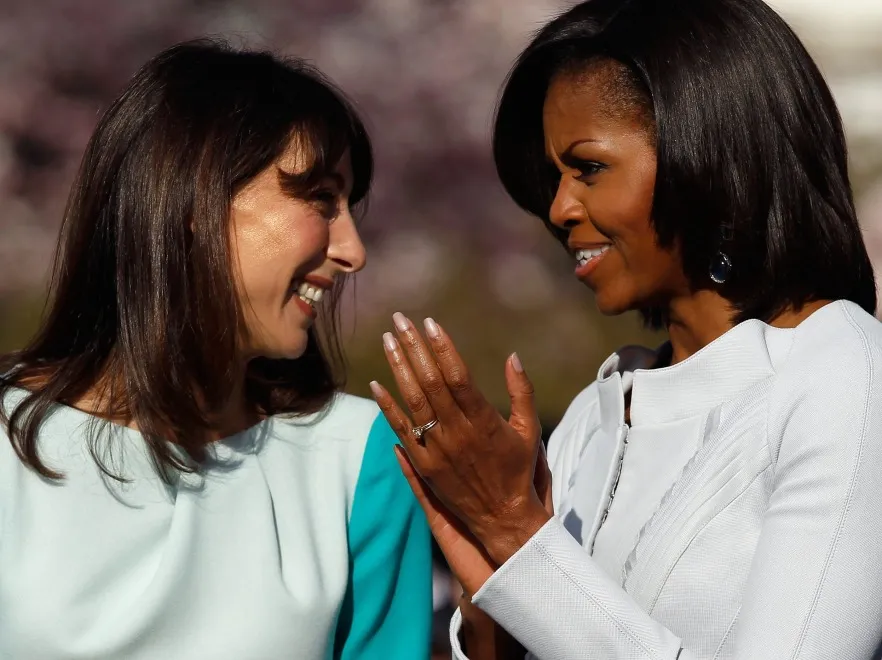 Michelle Obama i Samantha Cameron