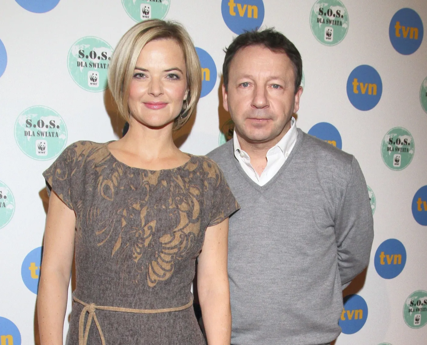 Monika Richardson i Zbigniew Zamachowski