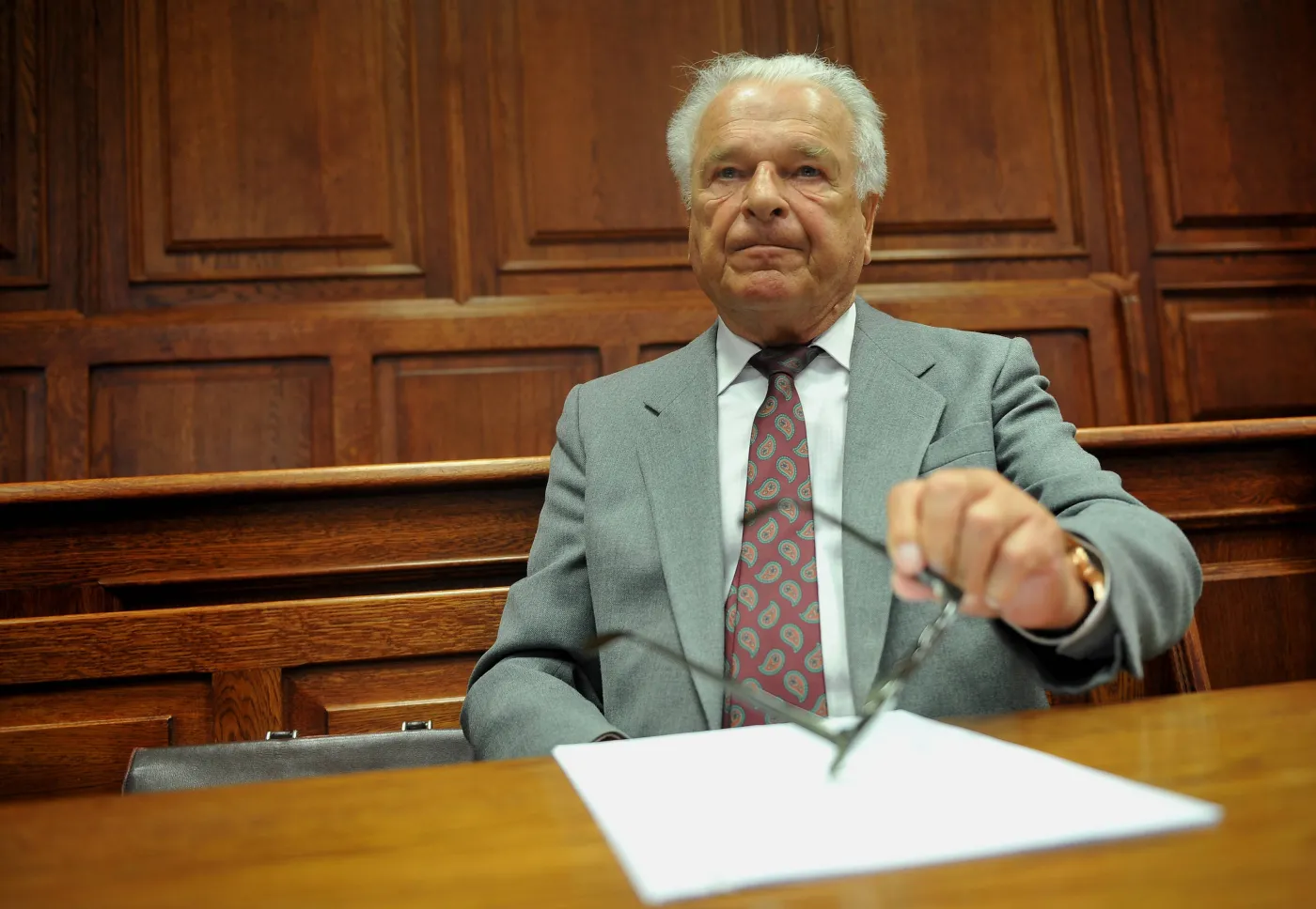 Generał Czesław Kiszczak w sądzie