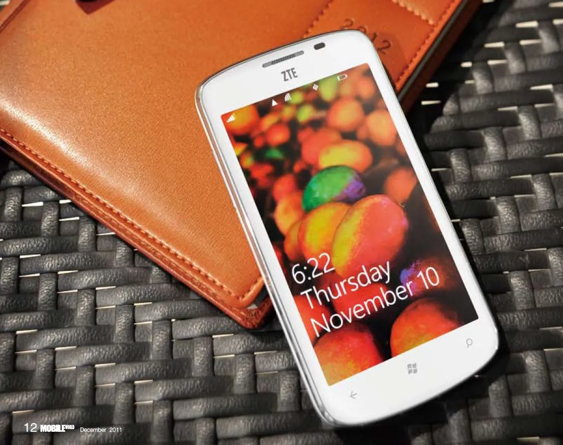 ZTE Tania, smartfon z Windows Phone
