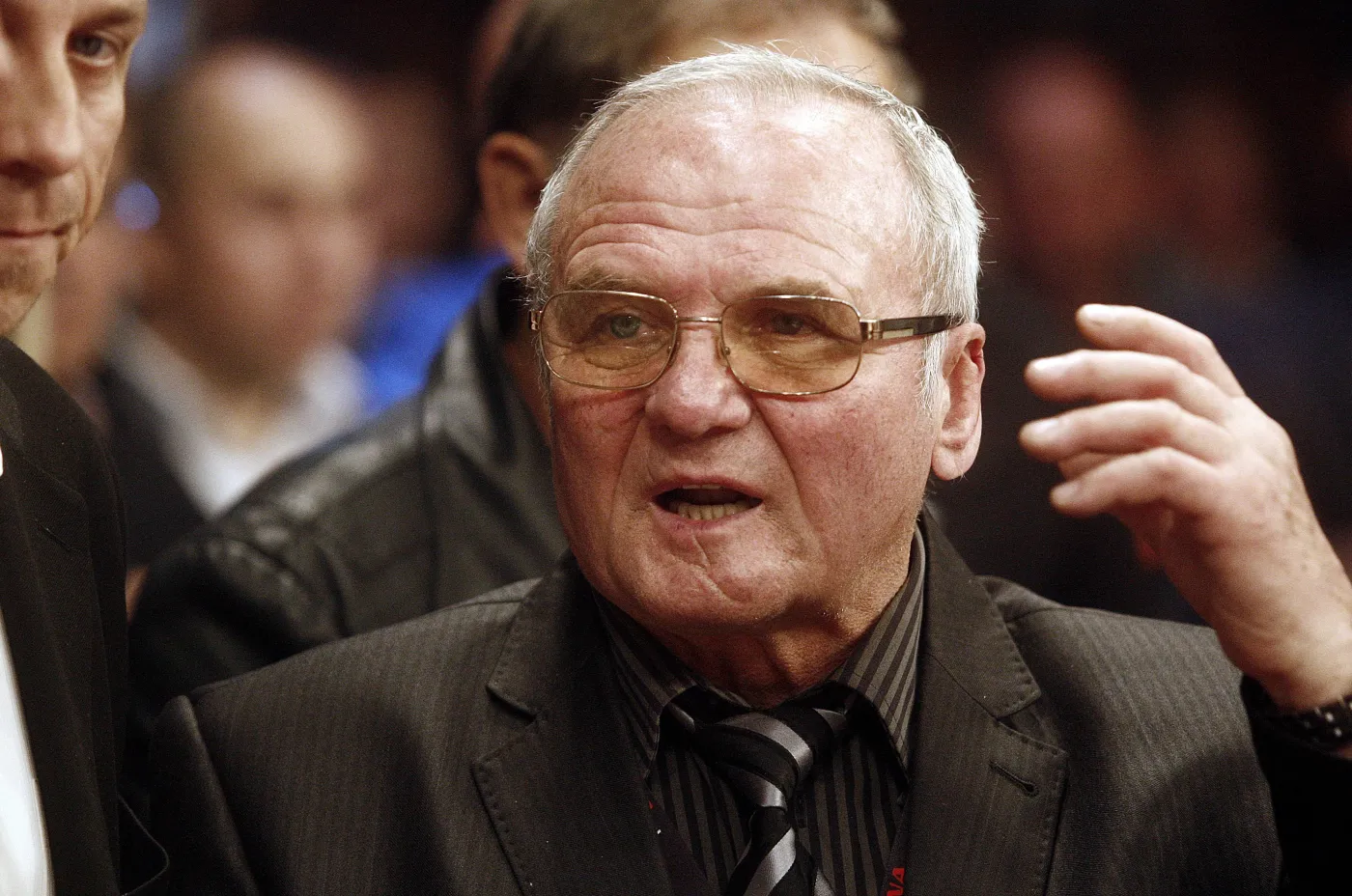 Jerzy Kulej na gali bokserskiej