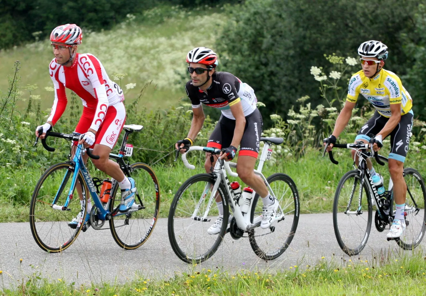 Michał Kwiatkowski na trasie TdP