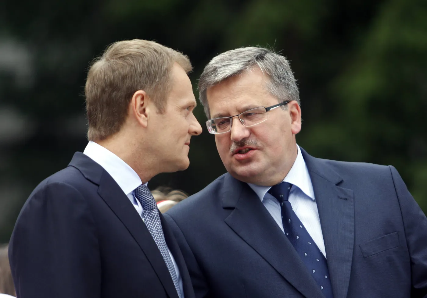 Donald Tusk i Bronisław Komorowski