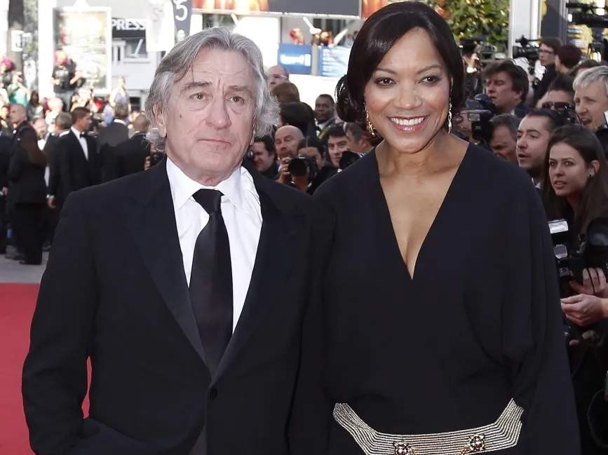 Robert De Niro z żoną Grace Hightower