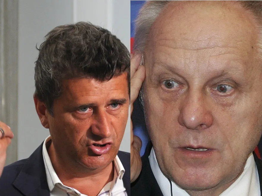 Janusz Palikot i Stefan Niesiołowski
