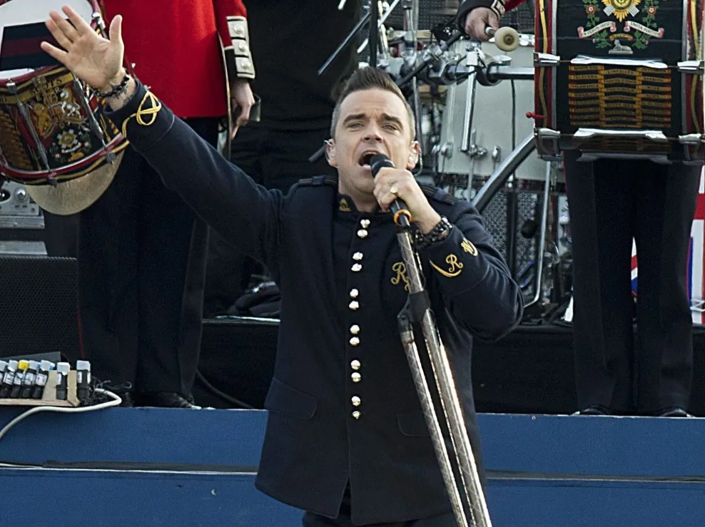 Robbie Williams wystąpił z okazji złotego jubileuszu Elżbiety II
