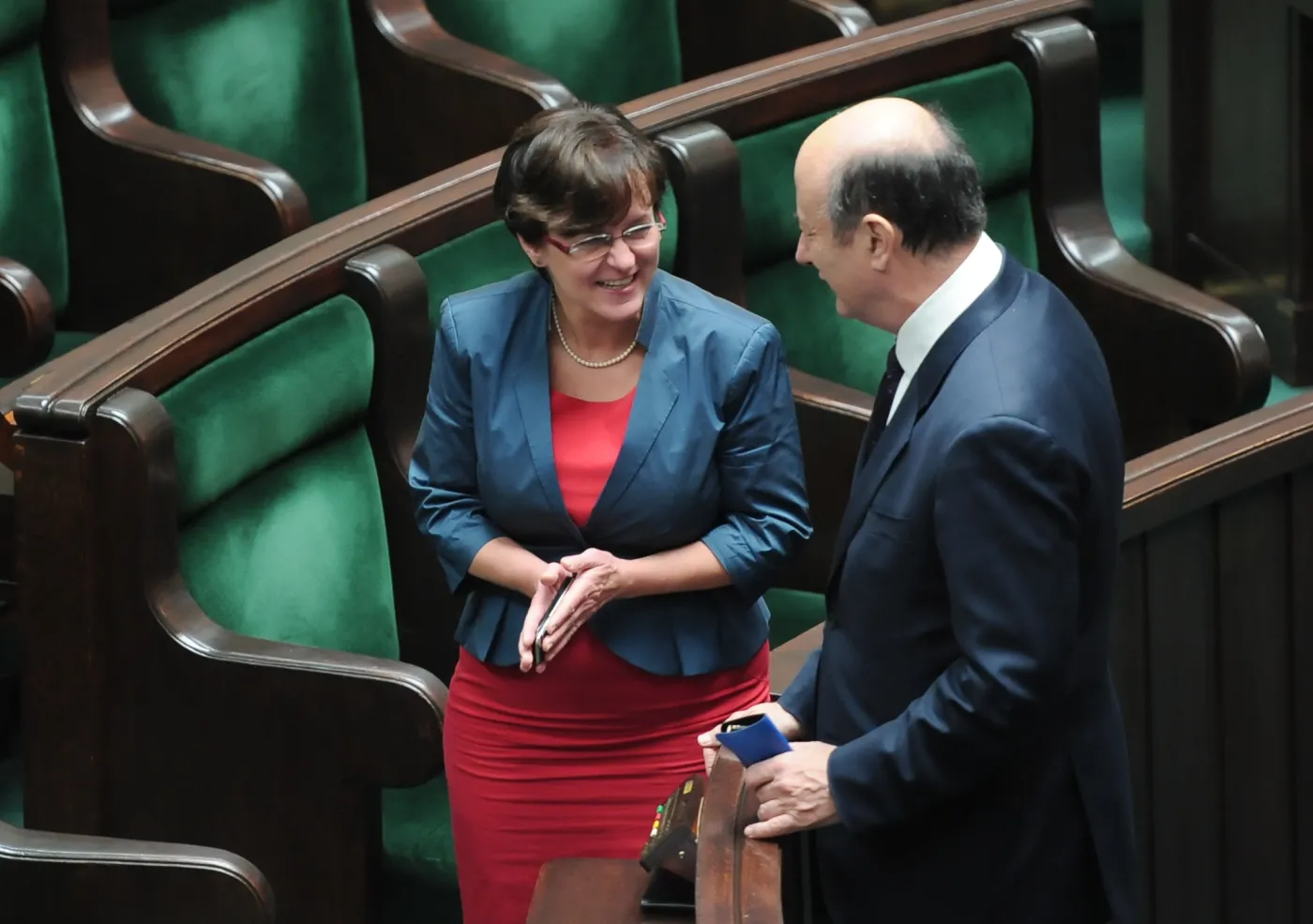 Joanna Kluzik-Rostkowska i Jacek Rostowski