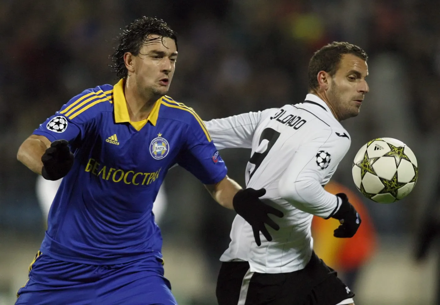 Mecz BATE Borysow kontra Valencia