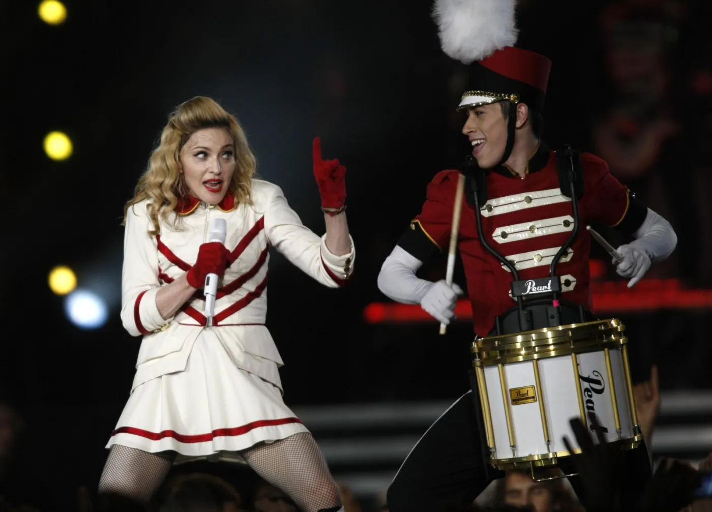 Madonna podczas koncertu w Kijowie