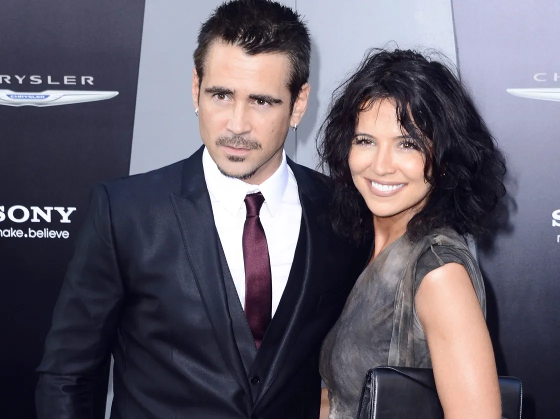 Colin Farrell z siostrą Claudine