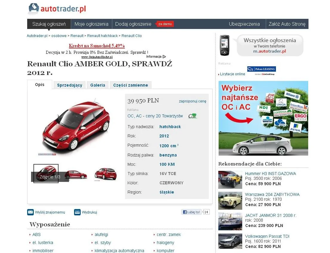 Kup sobie samochód po Amber Gold. Taka okazja może się nie powtórzyć