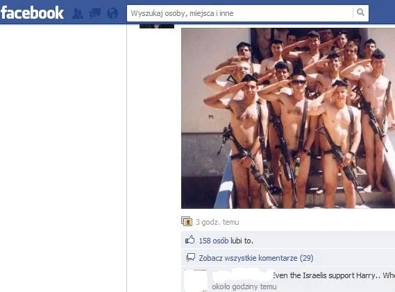 Żołnierze z całego świata rozbierają się w obronie Harryego