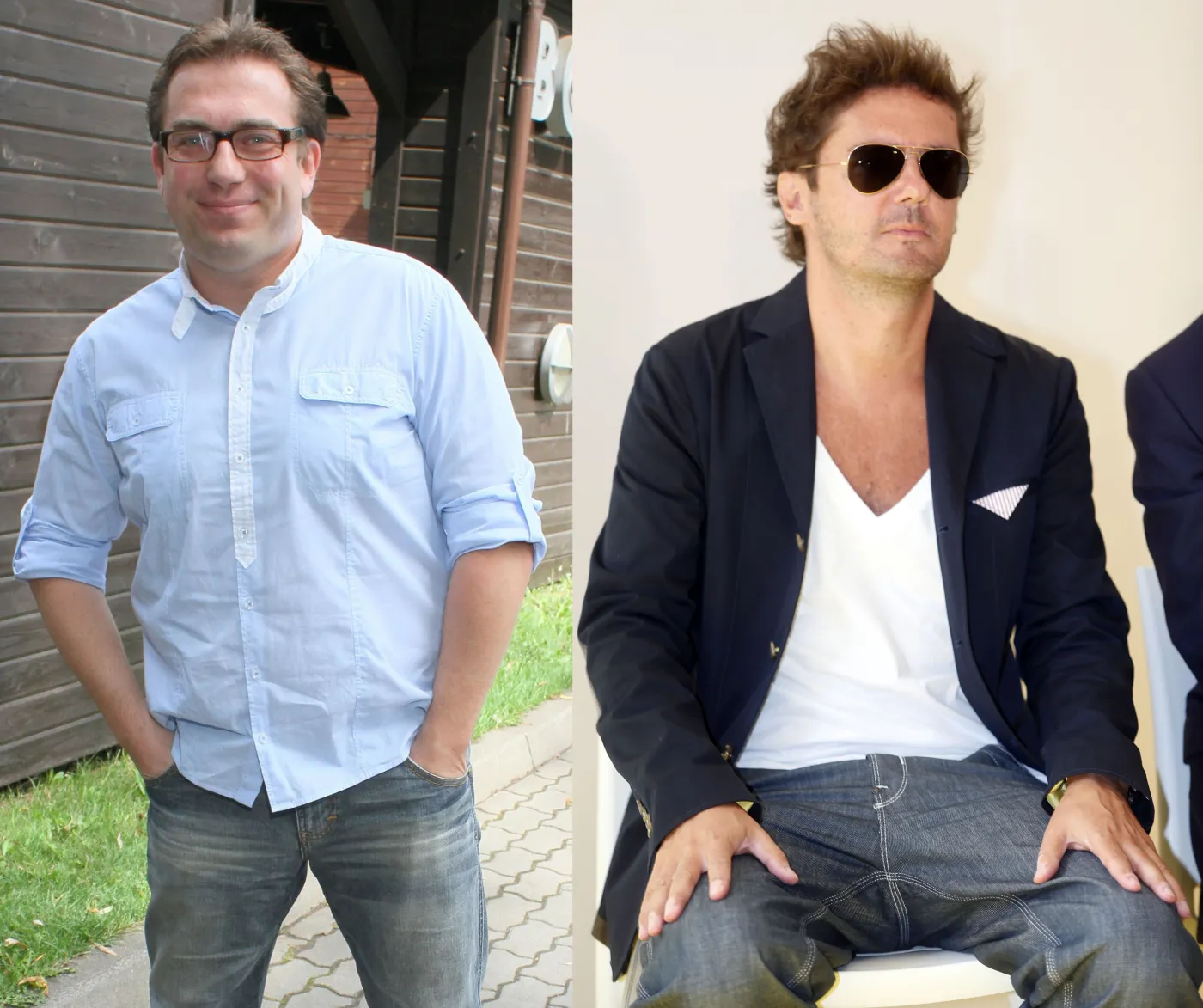 Wojewódzki na "zwolnieniu z WF" w Esce Rock. A z nim Węglarczyk