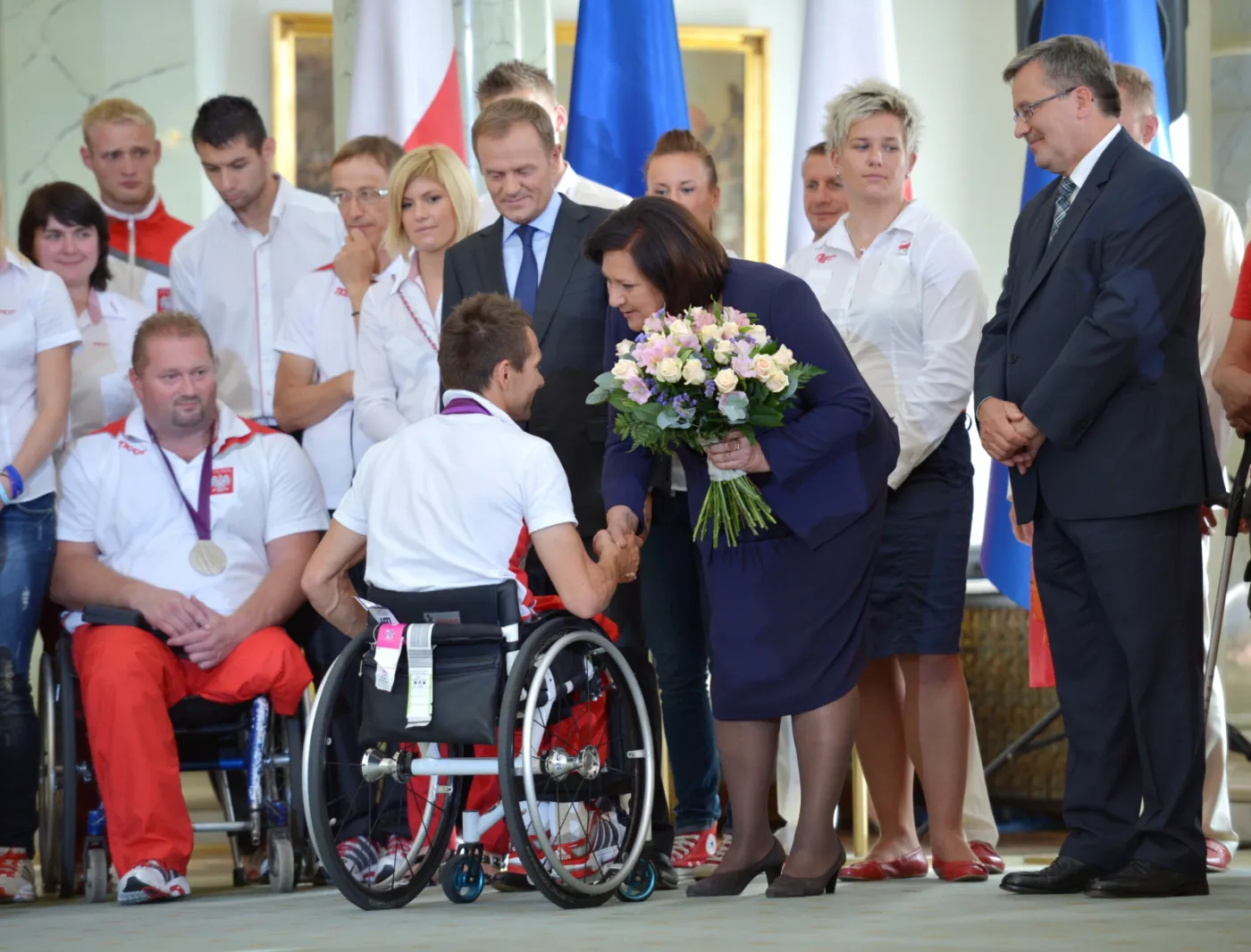Tak Polacy witali paraolimpijczyków! Herosom dziękowali też Komorowscy i Tusk
