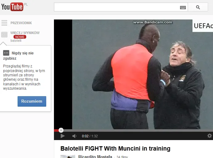 Mario Balotelli i Roberto Mancini