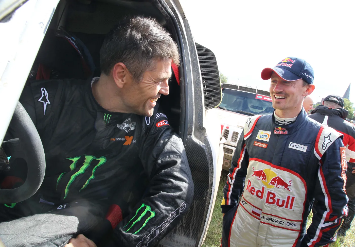 Krzysztof Hołowczyc i Adam Małysz