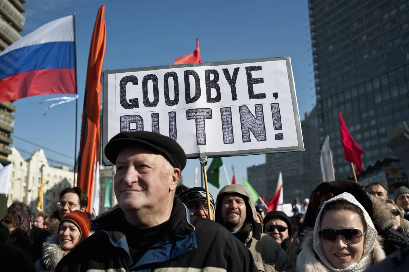 Antyputinowska demonstracja w Moskwie