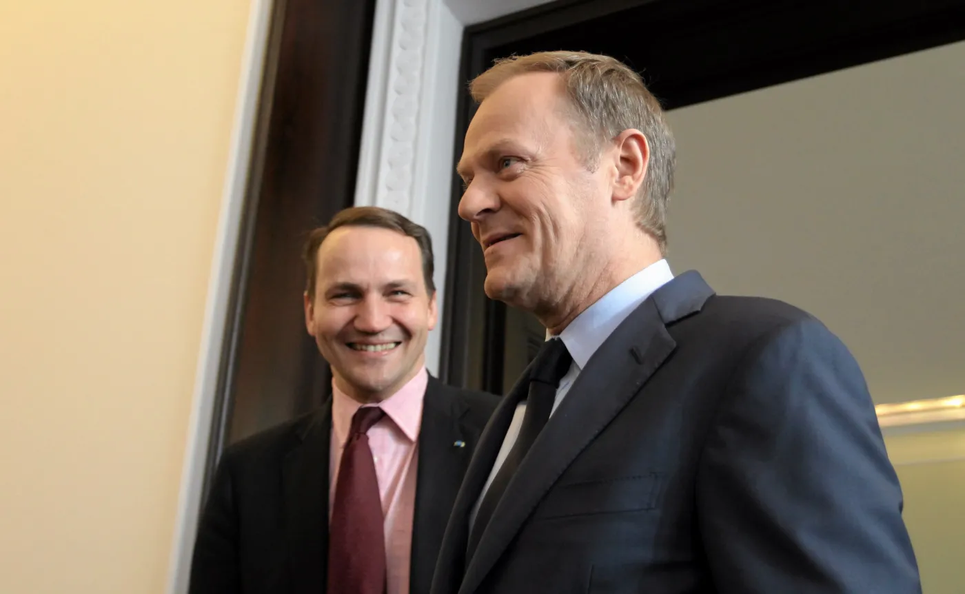 Radosław Sikorski i Donald Tusk