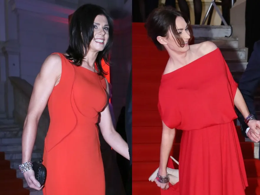 Czyjej żonie lepiej w czerwieni? Olejniczakowa vs Napieralska