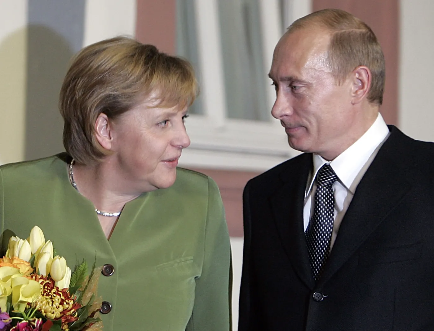 Angela Merkel i Władimir Putin