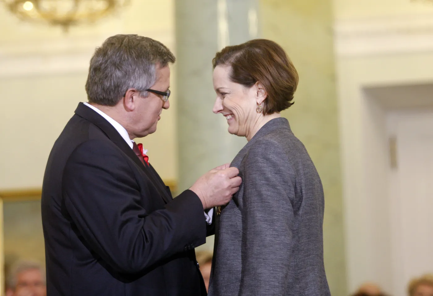 Ann Applebaum i Bronisław Komorowski