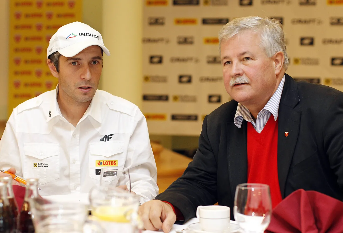 Łukasz Kruczek i Apoloniusz Tajner