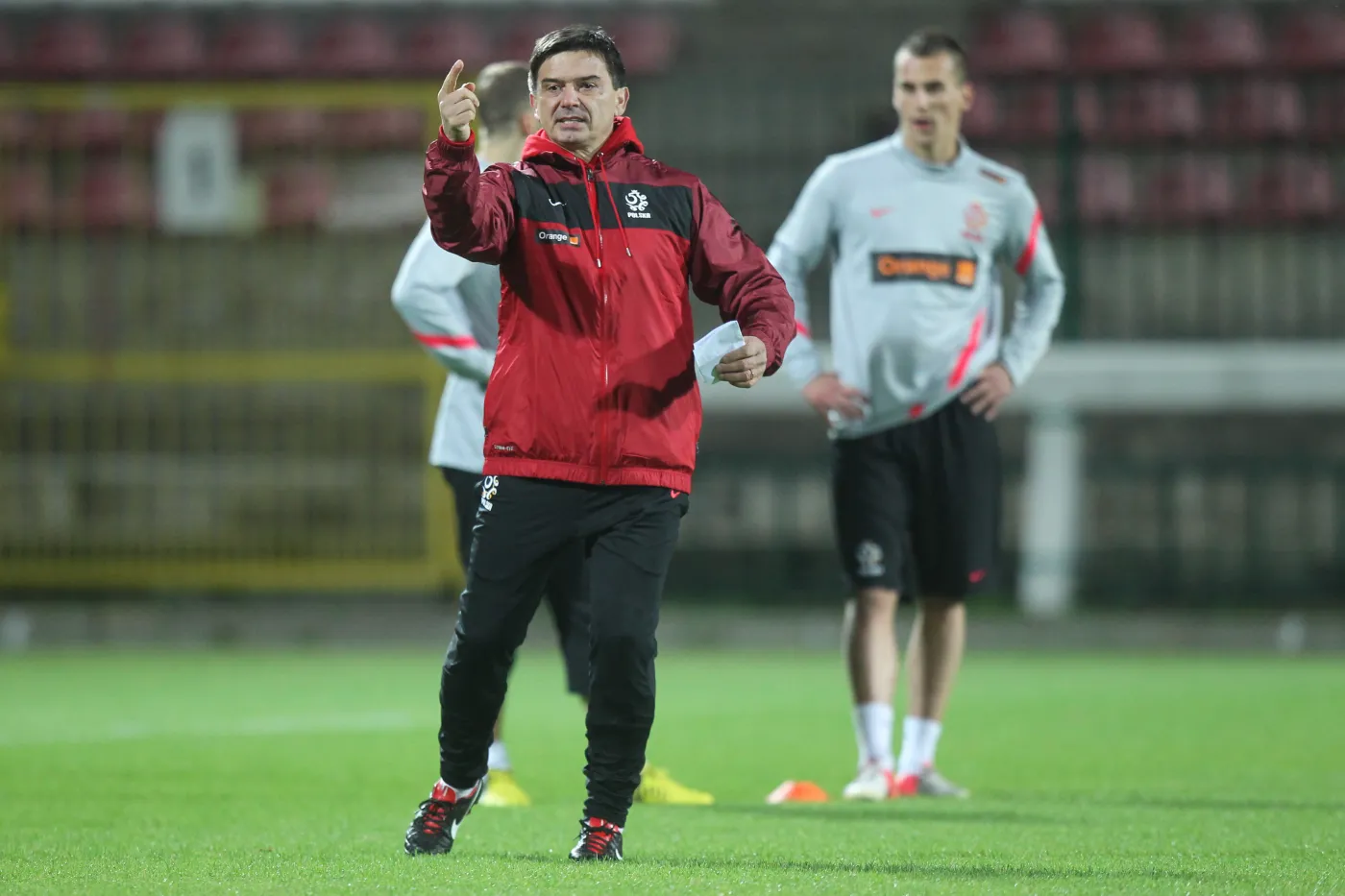 Waldemar Fornalik i Arkadiusz Milik