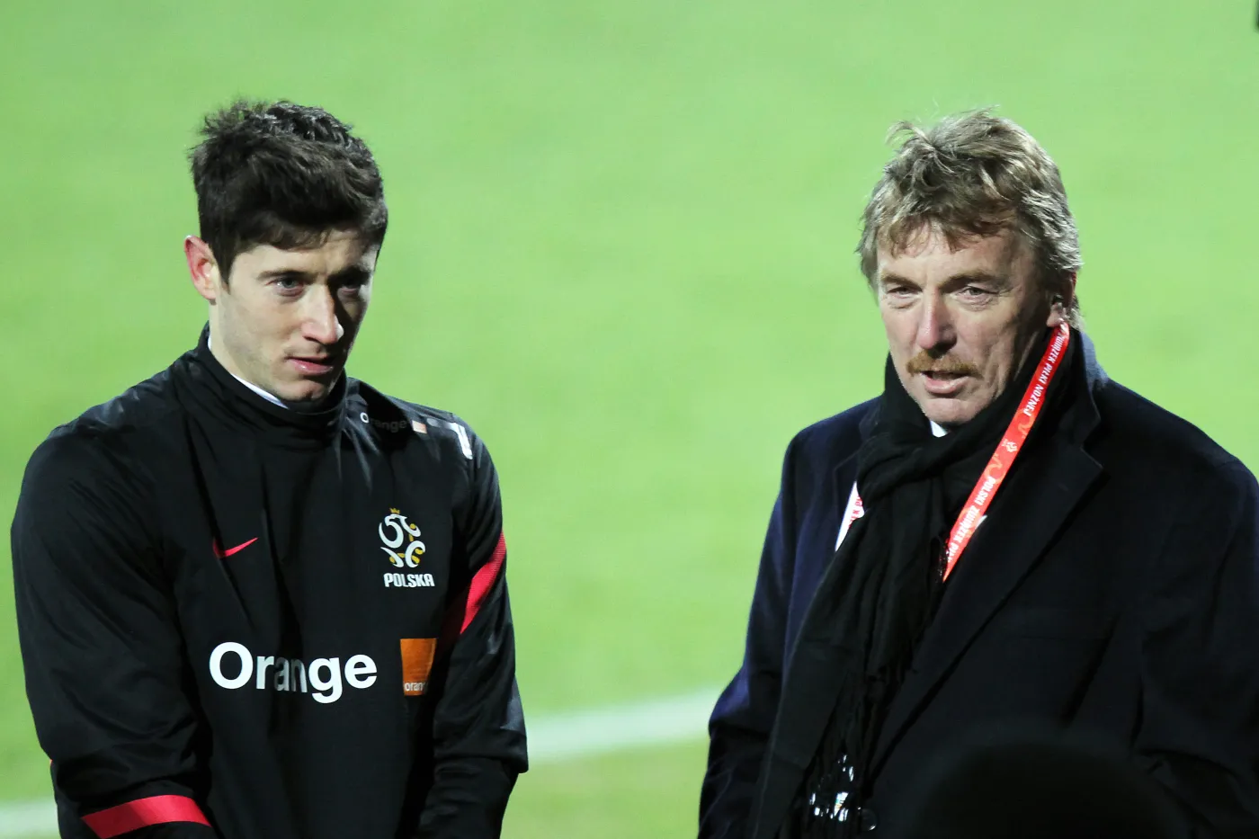 Robert Lewandowski i Zbigniew Boniek