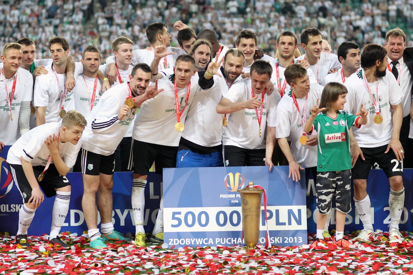 Piłkarze Legii z Pucharem Polski