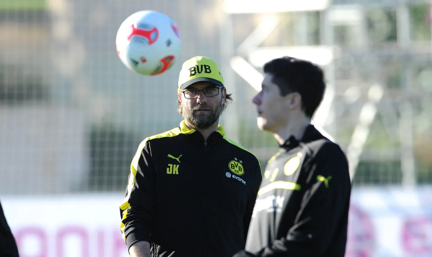 Juergen Klopp i Robert Lewandowski