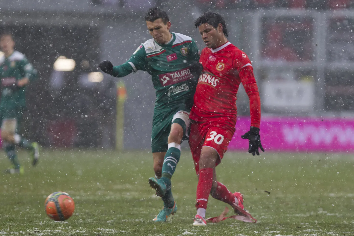 Waldemar Sobota (w zielonym stroju)