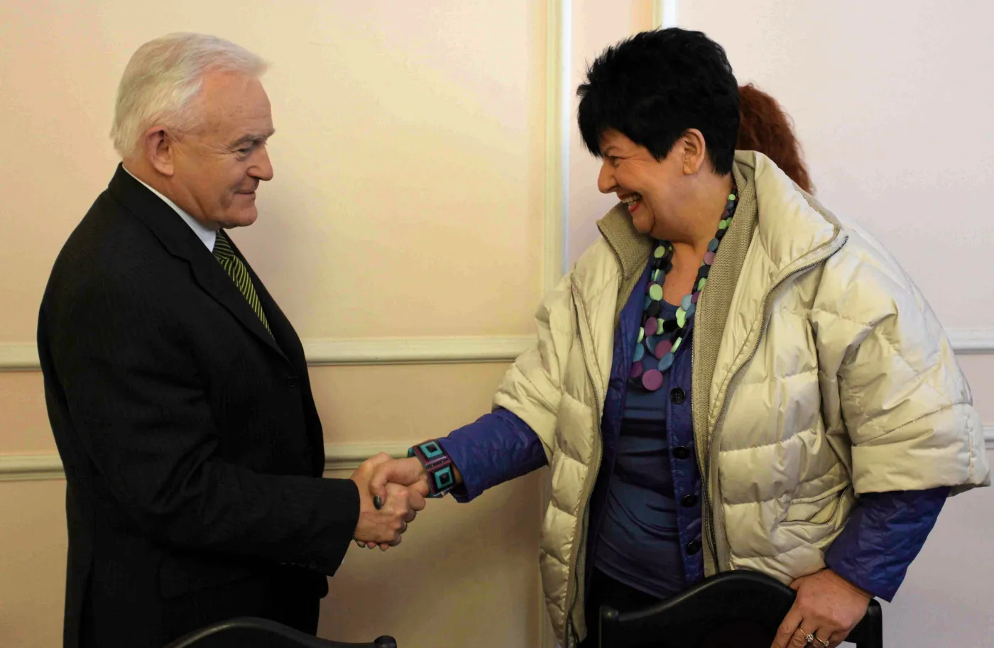 Leszek Miller i Joanna Senyszyn