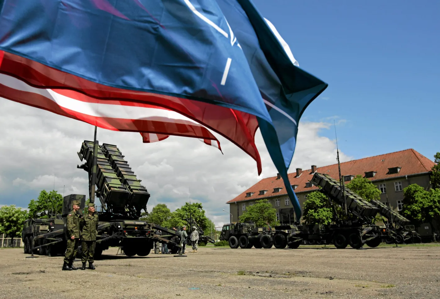 Bateria rakiet Patriot w Morągu