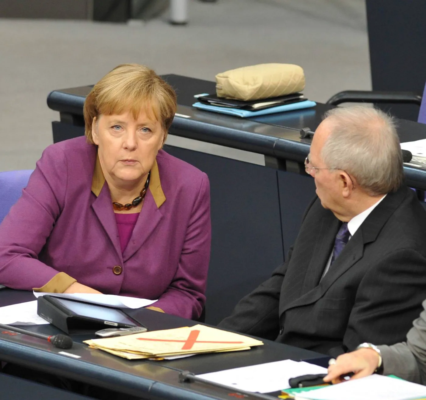 Angela Merkel i Wolfgang Schaeuble