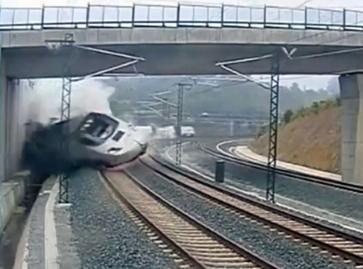 Katastrofa pociągu w Hiszpanii