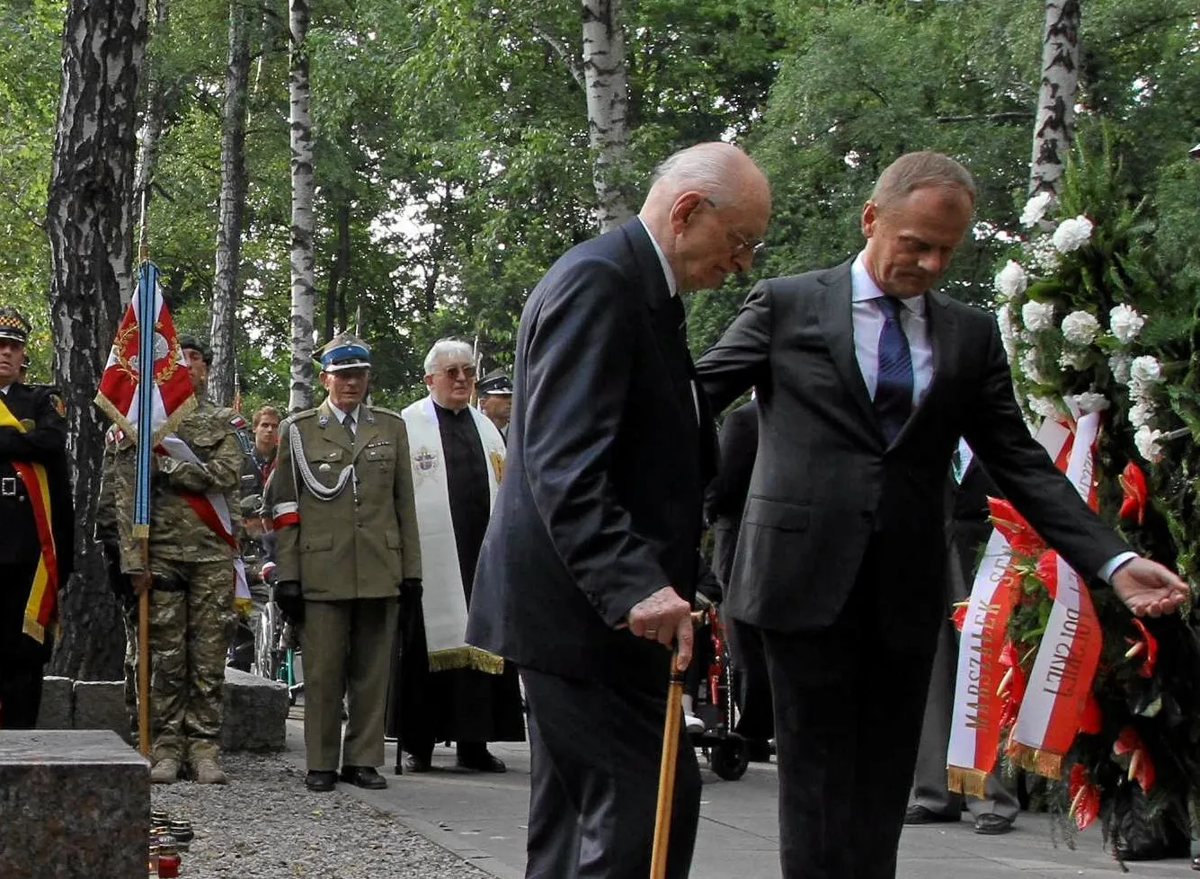 Władysław Bartoszewski i Donald Tusk