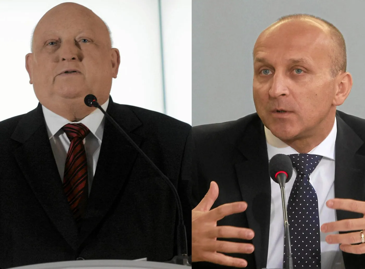 Józef Oleksy i Kazimierz Marcinkiewicz