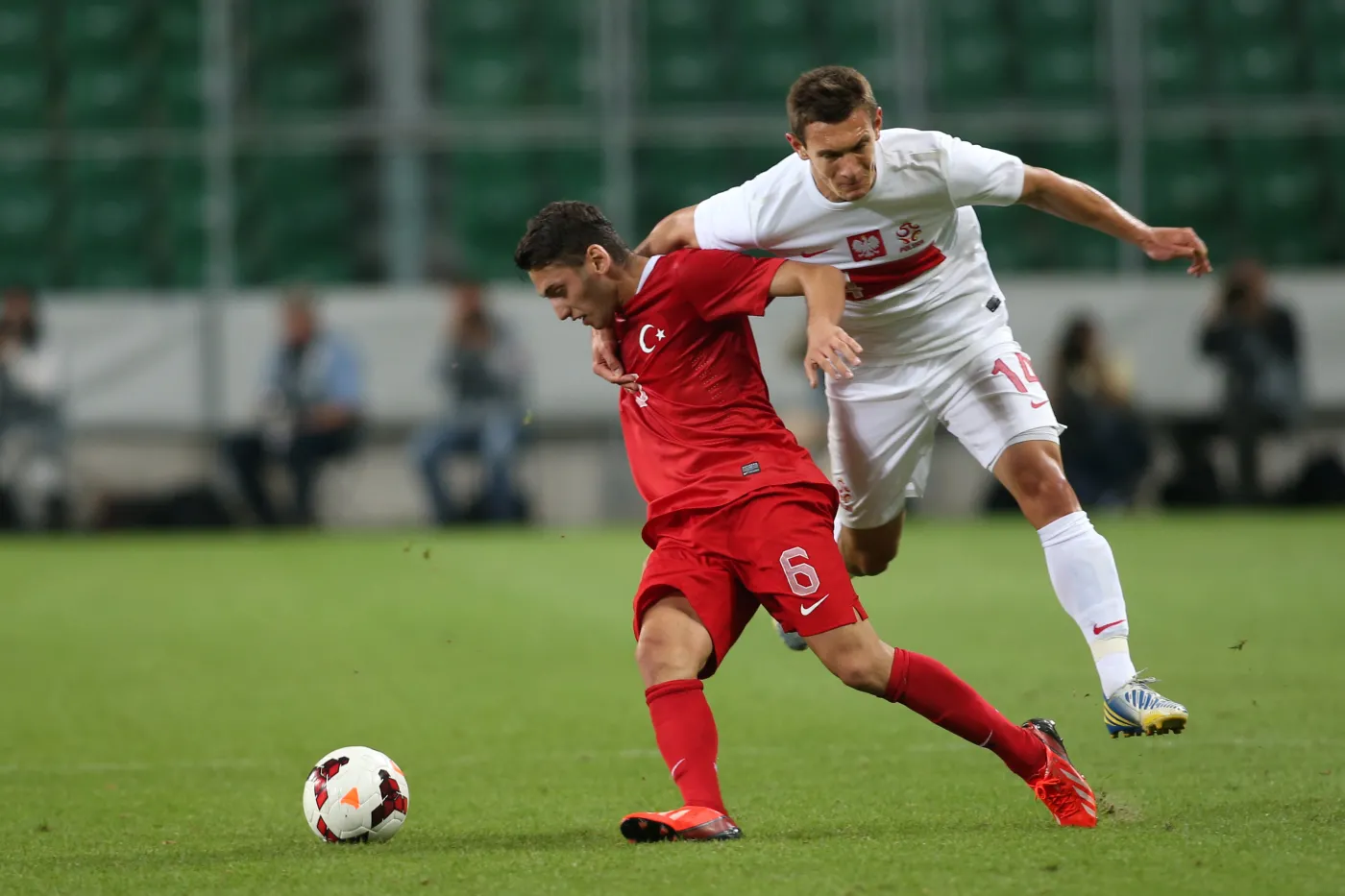 Mecz Polska - Turcja w eliminacjach młodzieżowych mistrzostw Europy w piłce nożnej