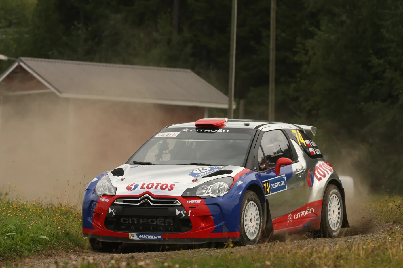 Robert Kubica w Rajdzie Finlandii
