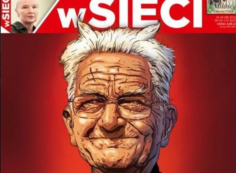 Ks. Adam Boniecki na okładce tygodnika "wSieci"