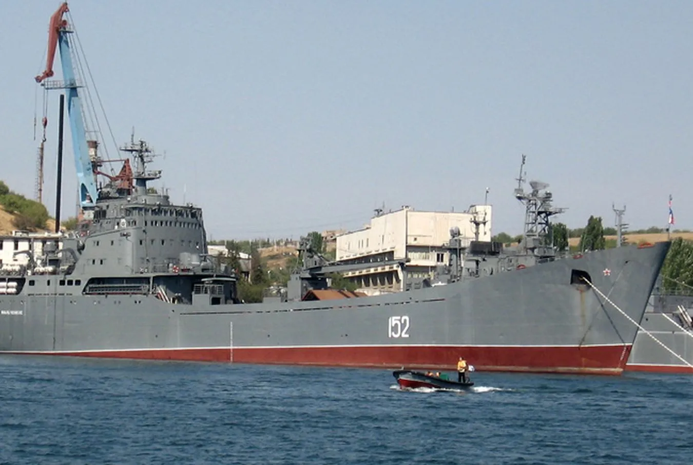 Rosyjski okręt desantowy "Mikołaj Filczenkow"