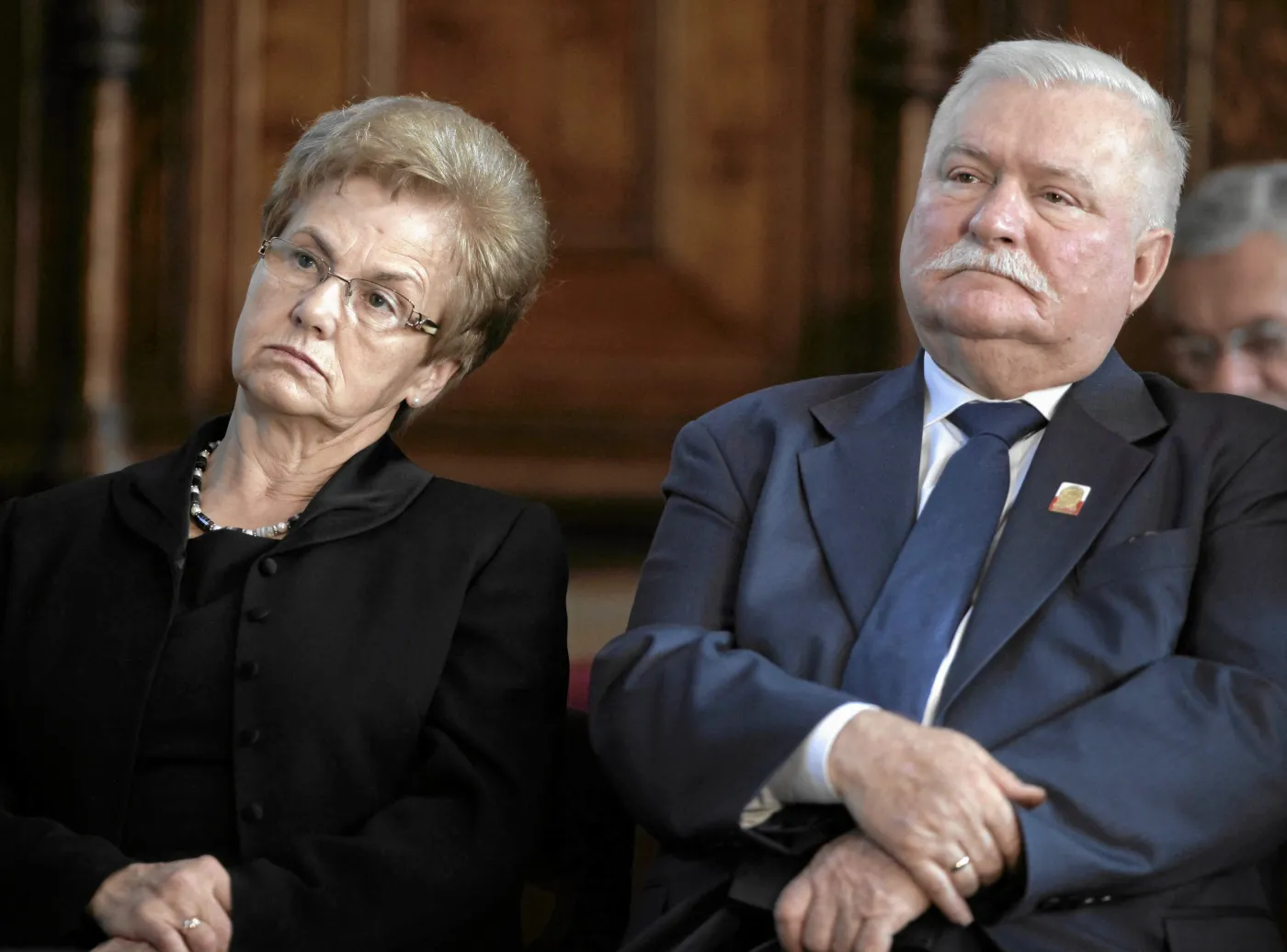 Lech Wałęsa wraz z żoną Danutą